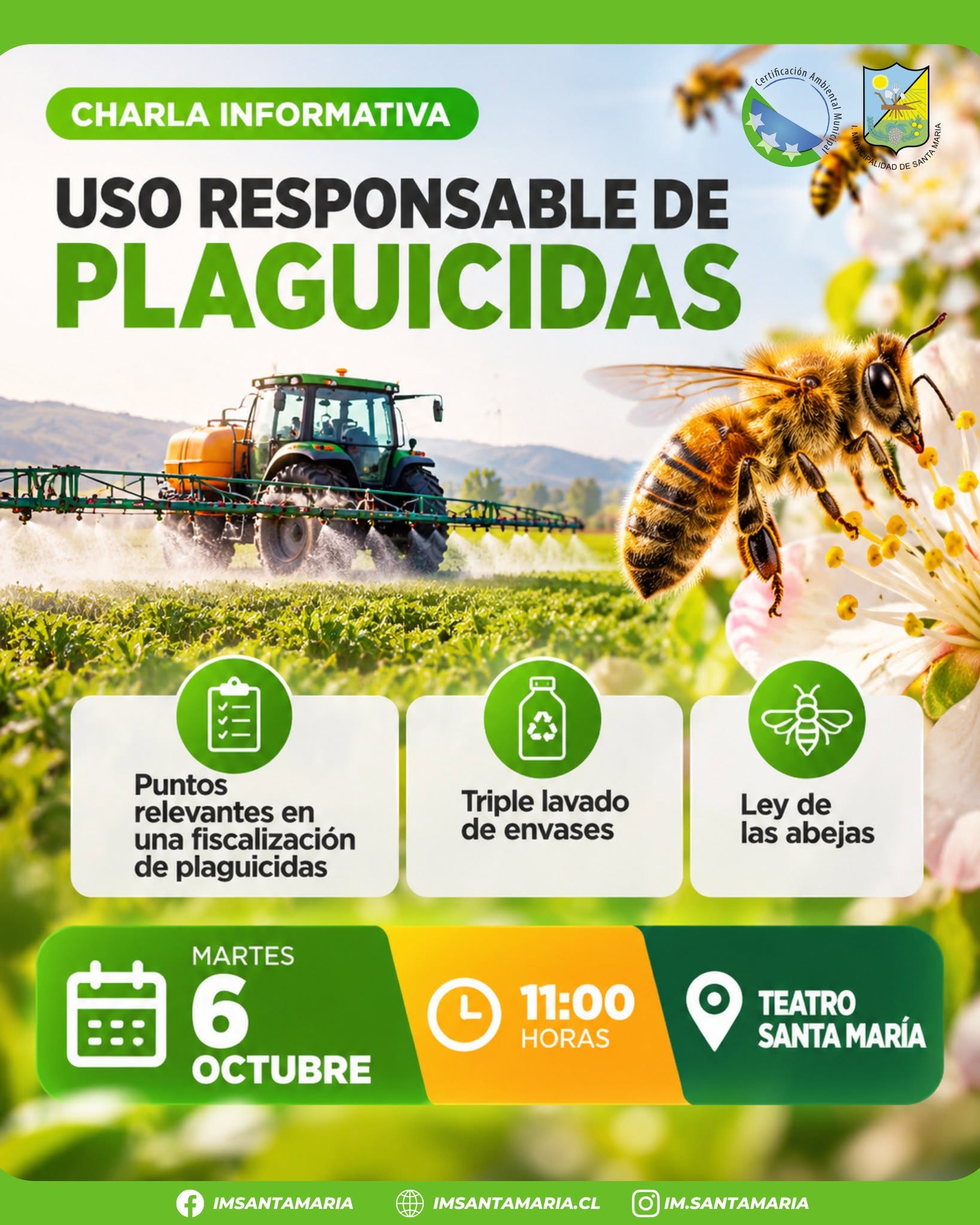 Charla Informativa Uso Responsable de Plaguicidas