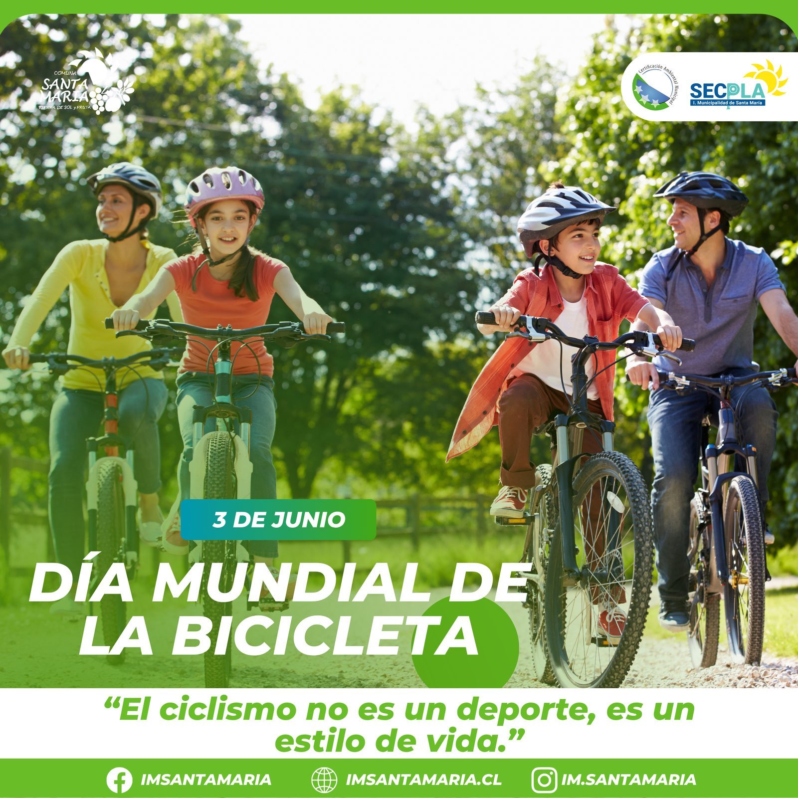 3 de junio | Día Mundial de la Bicicleta