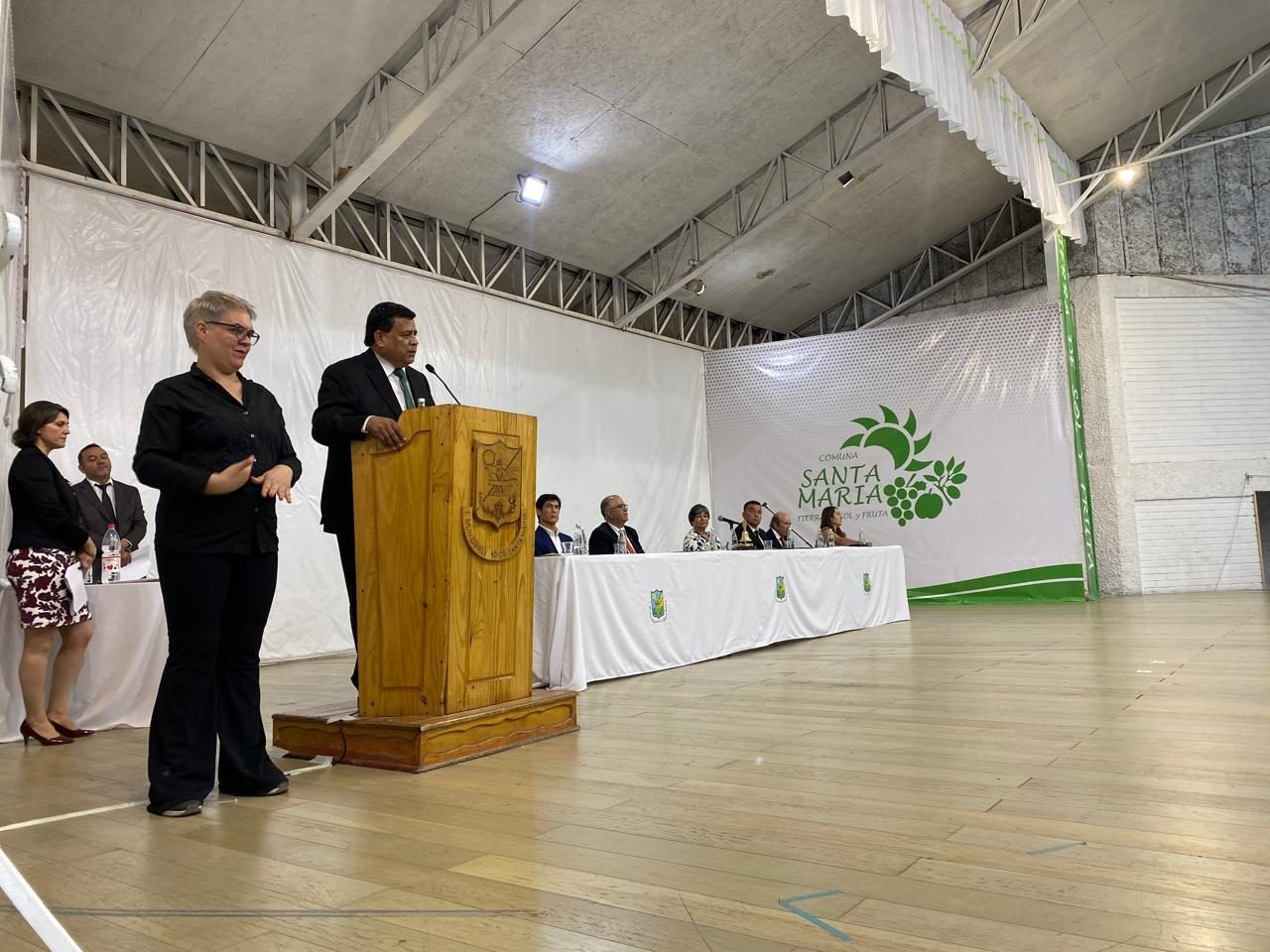 Alcalde de Santa María anuncia su plan de desarrollo con cuatro ejes fundamentales