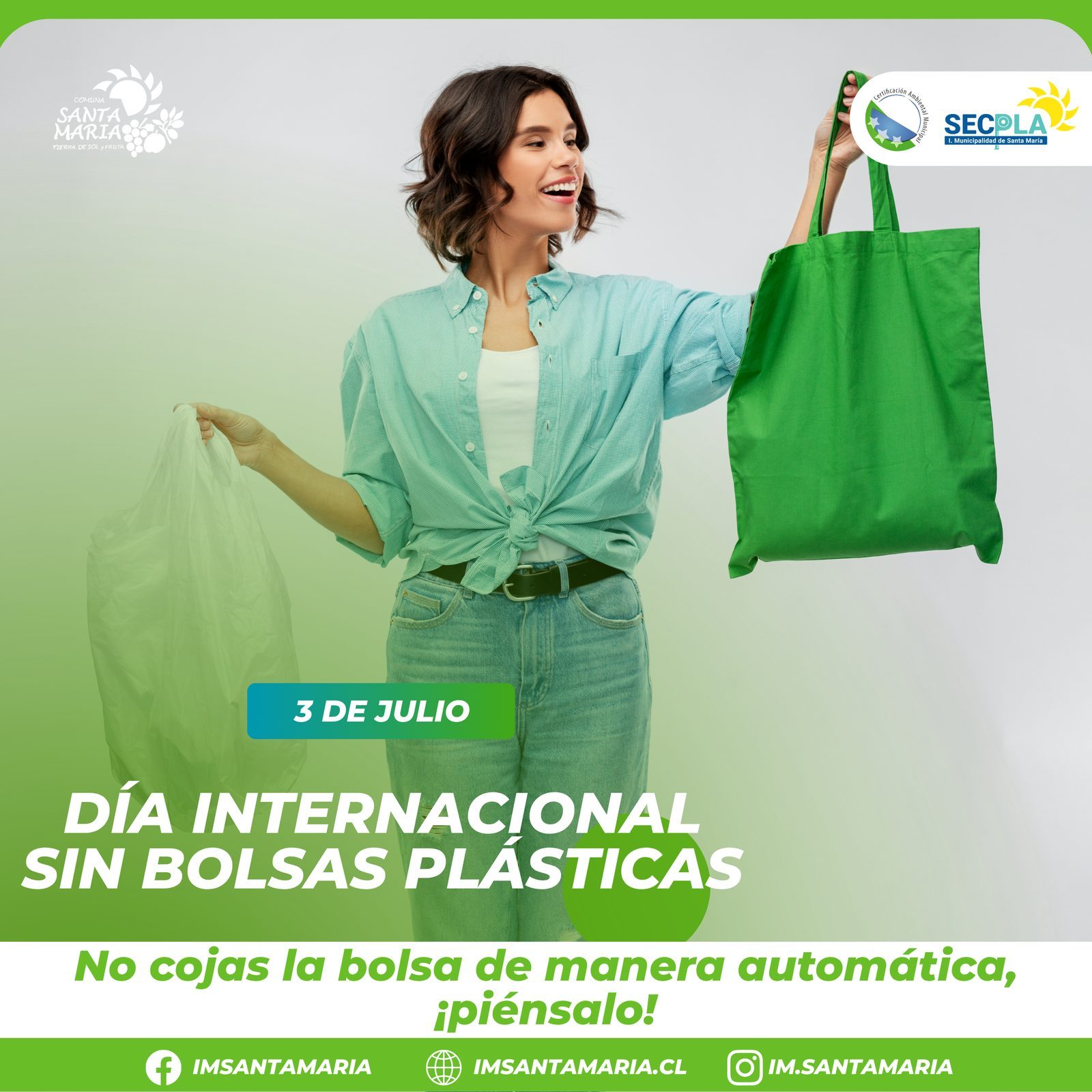 3 de Julio | Día Internacional sin Bolsas Plásticas