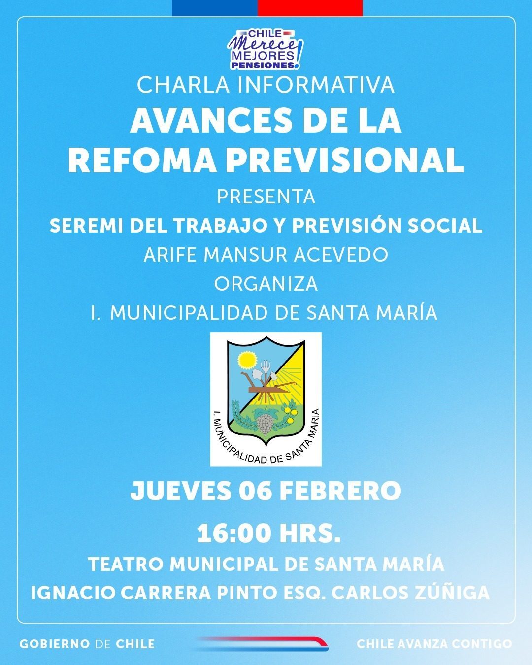 ¡Te invitamos a una charla informativa sobre la Reforma Previsional!