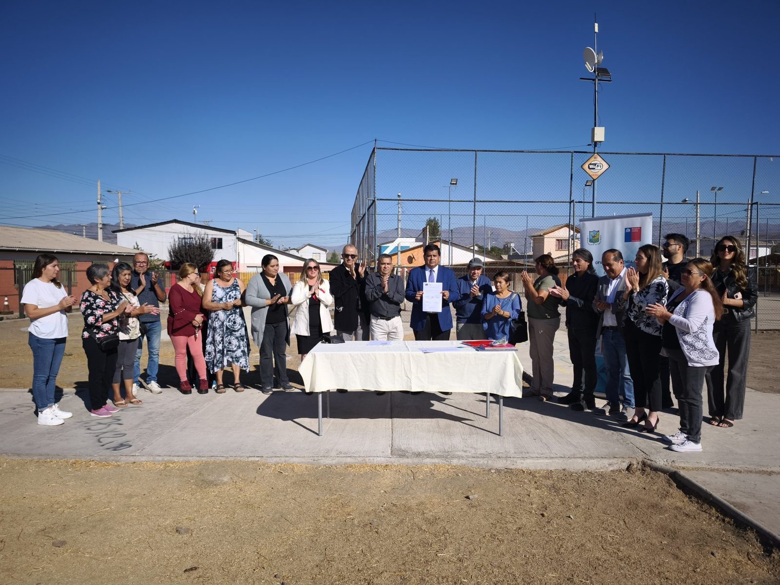 En marcha la etapa final de mejoramiento del Parque Los Robles en Santa María