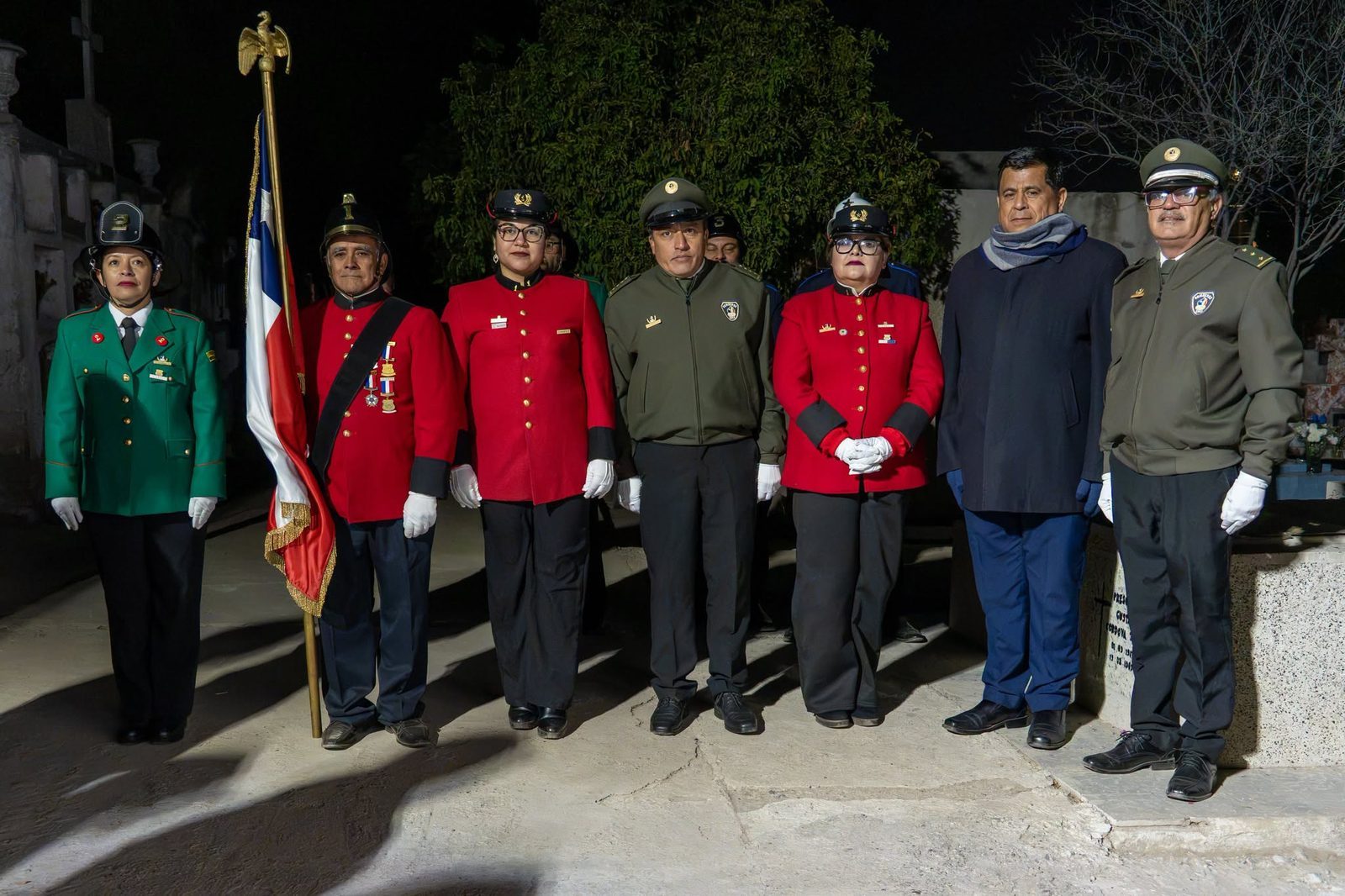 Santa Maria Conmemora el Día Nacional del Bombero con solemne romería al cementerio municipal